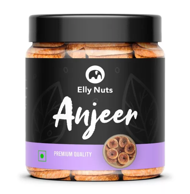 Natural Healthy Dry Fruit Dried Figs Afghani Anjeer for Body Mass Loss - 250 gms