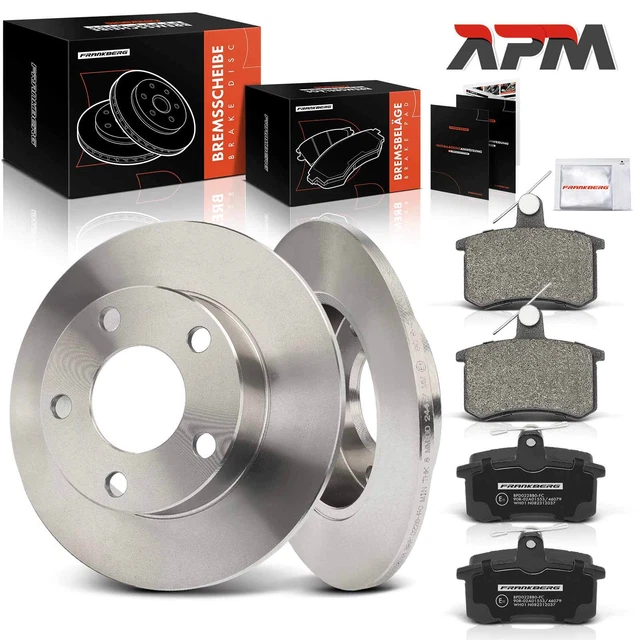 Für Audi A4 B5 B6 STARK Bremsenset Hinten Für AUDI A4 – 245 Mm