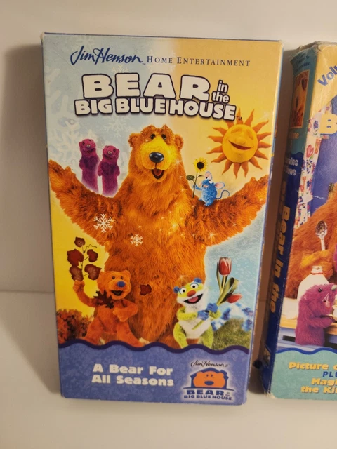 BEAR IN THE Big Blue House VHS Lot (2) Jim Henson (Tested Working) EUR ...