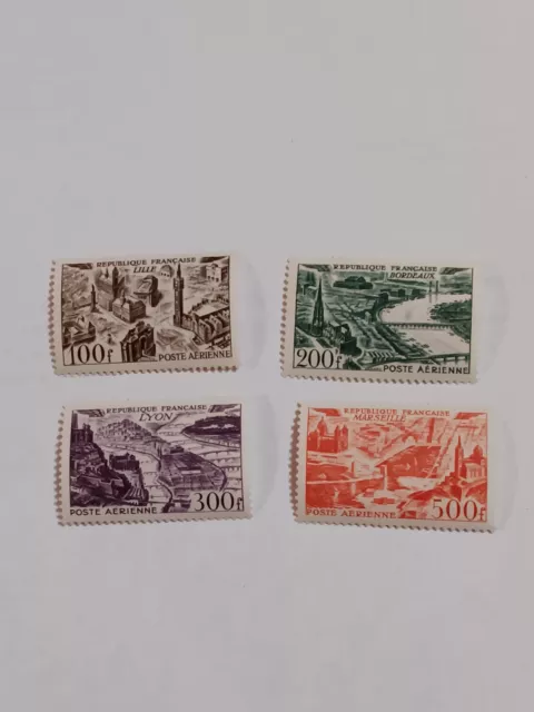 Aviation timbres n° 24 à 27 NEUFS ** sans charniére