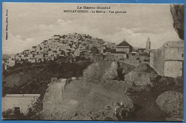 CPA: Le Maroc Illustré - MOULAY-IDRISS - La Médina - Vue générale