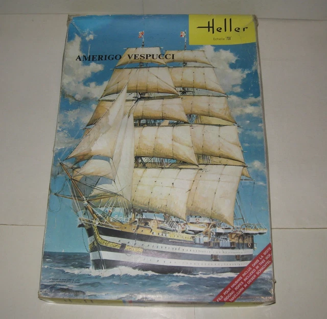 Amerigo Vespucci Heller Kit 1:150 #1202,Sailing School, Navy Military Italy Ship