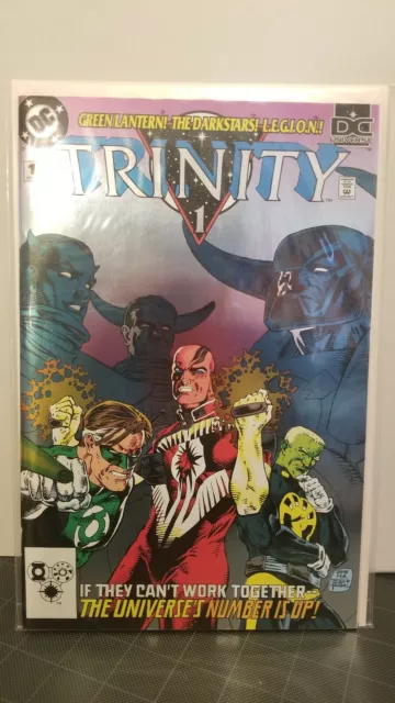 DC comic Trinity #1 1993 Green Lantern  The Darkstars L.E.G.I.O.N FOIL COVER