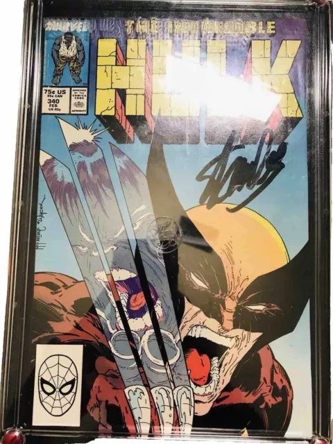 The Incredible Hulk 340 Hot 🔥 Signed By Stan Lee High Grade