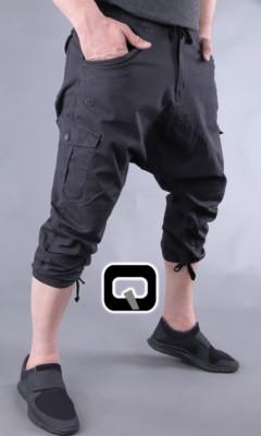 1 x panta Court 3/4 pantalones qaba 'il Sunnah islámico brevemente sackförmig 