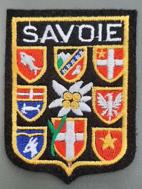 Patch Ski Brodé SUPERBAGNERES - 76mm - Insigne Vintage France - Occasion