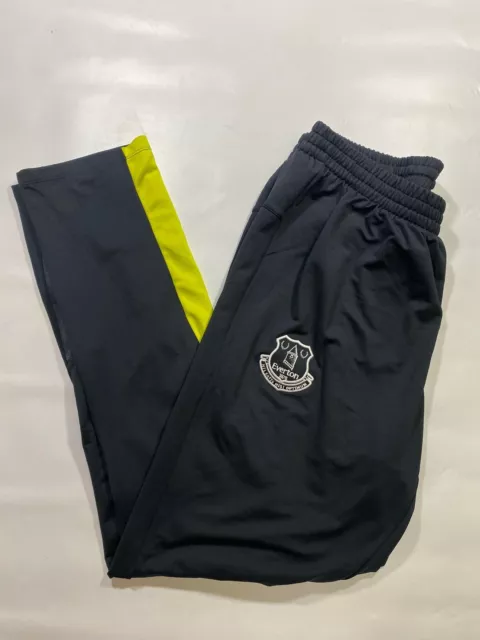 Everton Mens Official Umbro Black Premier Pro Tapered Training Pants Bottoms XXL