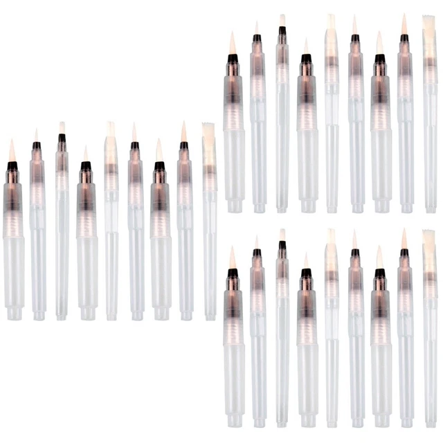 27 Pcs Brosse Stylo Crayon Pinceaux Pour Enfants Pinceau Aquarelle