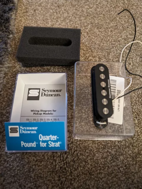 Seymour Duncan Pickups Quarter Pound Flat Strat Pickup (SSL-4) &  Extras