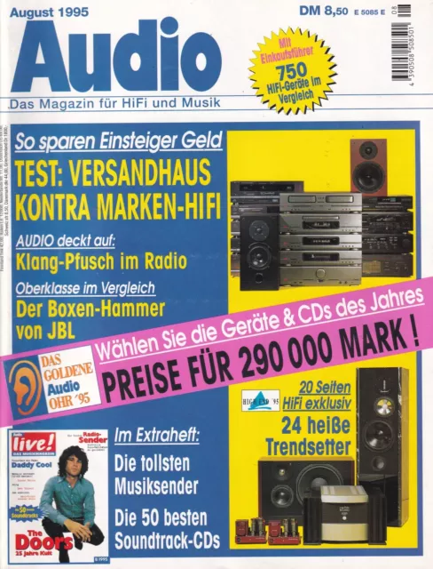 AUDIO 8/1995 - Das Magazin für HiFi und Musik - The Doors, Selig, Rock-Daddies