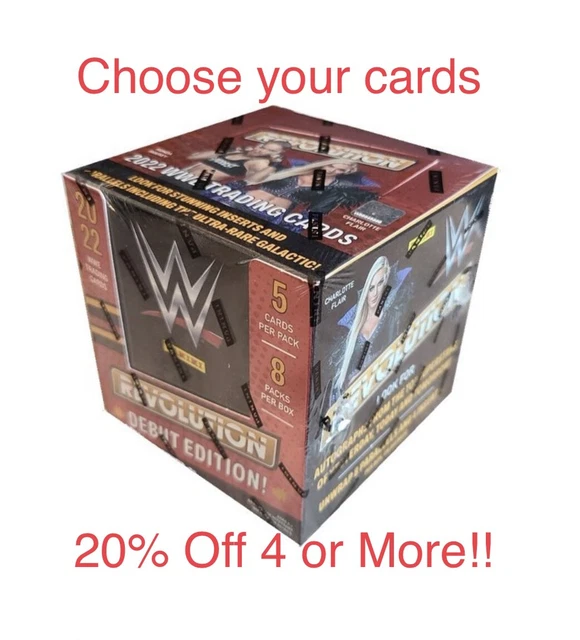 Panini Revolution WWE 2022 - Pick Your Cards - Base, Vortex, Shockwave, Astro