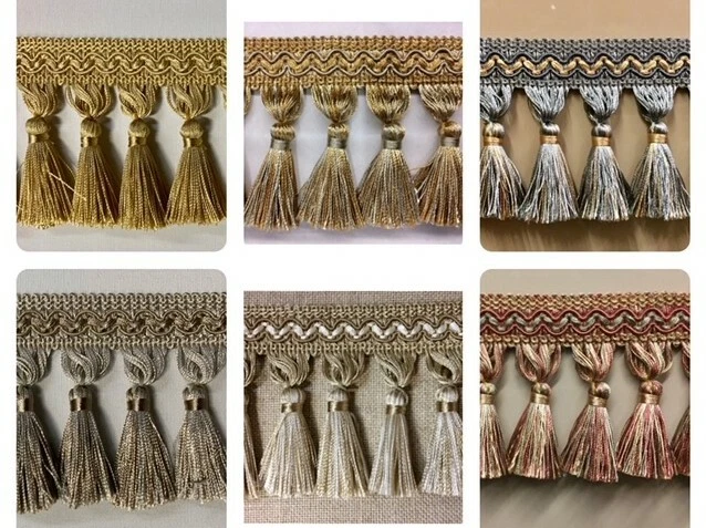 Tassel Fringe Trim 3.5" TF-5 Collection Drapery / Upholstery / home decor