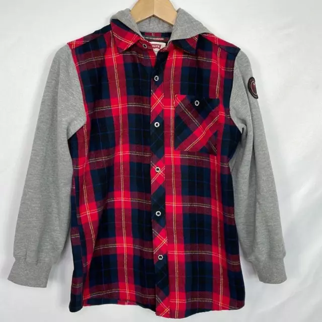 Levi’s Kids flannel Button Down Long Sleeve Shirt Size M