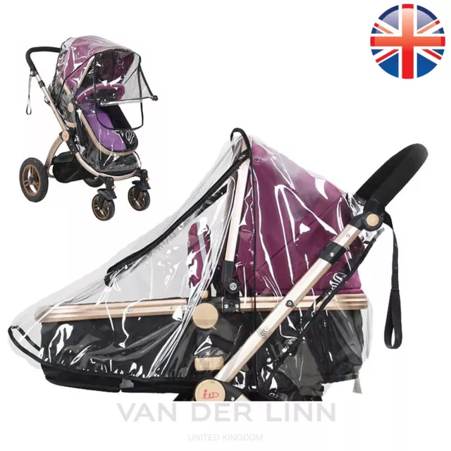 VDL Buggy Rain Cover PREMIUM Universal Baby Pushchair Stroller Pram Cover