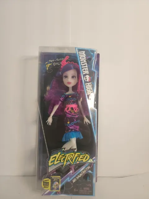 Mattel 2016 Monster High Electrified Ari Hauntington Daughter of Ghost Doll New