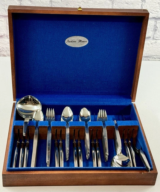 Silverware Set For ONEIDA COMMUNITY STAINLESS FLATWARE FROSTFIRE