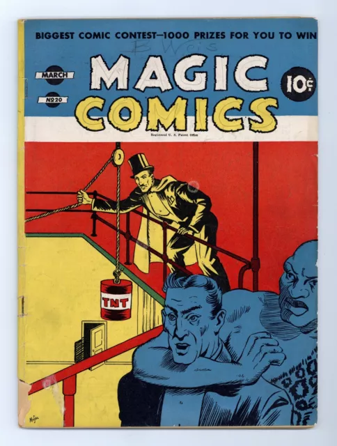 Magic Comics #20 GD/VG 3.0 1941