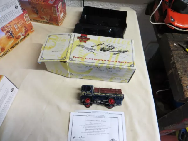 Matchbox Model Of Yesteryear Steam Wagon Boxed