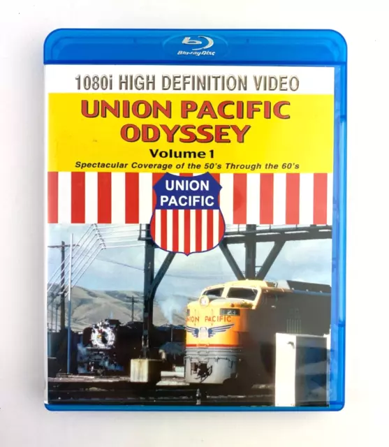 20177 BLU-RAY HD TRAIN VIDEO "UNION PACIFIC ODYSSEY" VOL. 1 50's & 60's