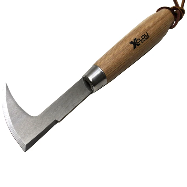 Fugenkratzer Aus Edelstahl Mit Holzgriff - Doppelseitig Scharf Für Unkraut & Moos