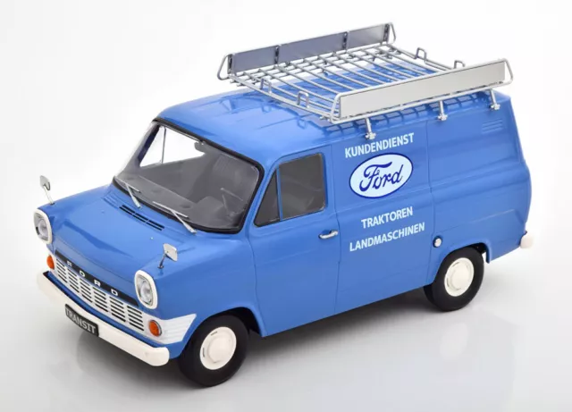 1:18 KK-Scale Ford Transit MK1 Ford Customer service 1970 lightblue