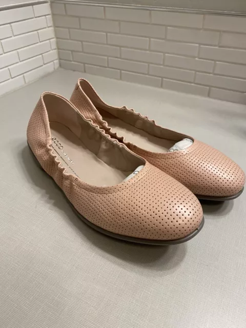 Ecco Women’s EU 40 US 9-9.5 Incise Enchant Ballerina Flat Shoes. Muted Clay