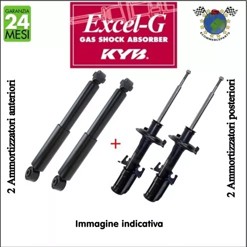 Kit Ammortizzatori Ant+Post Kyb Excel-G Per Citroen Saxo Ax Peugeot 106 #P