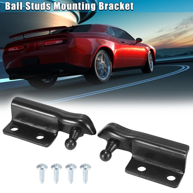1 Set Black Car Ball Studs Mounting Brackets for Gas Struts Shocks 79x28x29mm