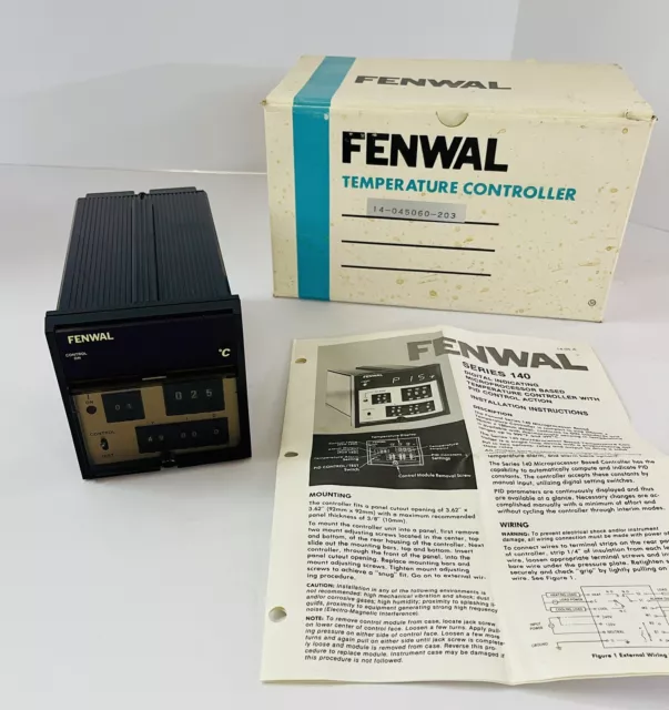 Fenwal Temperature Controller Series 140 14-045060-203 New (B4)