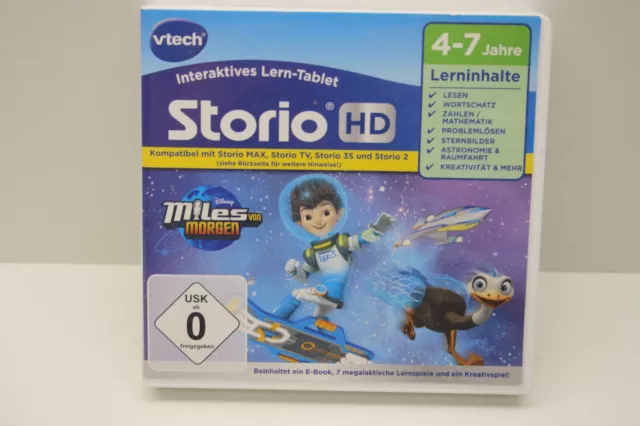 Vtech - Storio HD Max & TV / Lernspiel " Disney Miles von Morgen