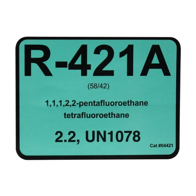 R-421A / R421A Label # 04421 , SOLD EACH