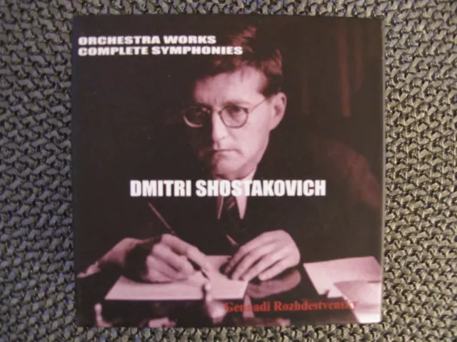 EUR　Rozhdestvensky　150,00　16Cd　Venezia　SHOSTAKOVICH　IT　SYMPHONIES　Orchestral　Works　PicClick