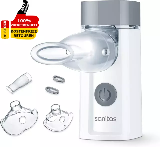 Sanitas SIH 52 Inhalator Mit Schwingmembran-Technologie für Atemwegserkrankungen