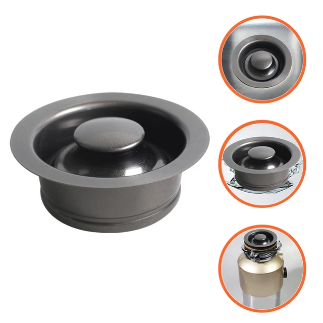 SINK DRAIN HOLE Disposal Flange and Stopper Garbage Cover for Strainer