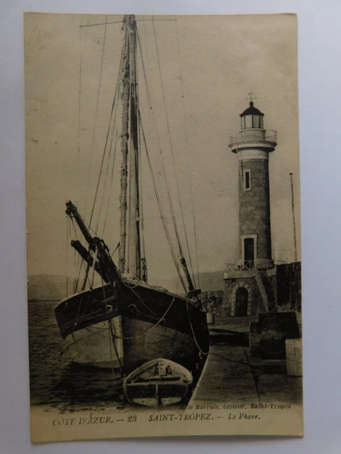 83 VAR CARTE POSTALE CPA SAINT-TROPEZ N°219 le phare
