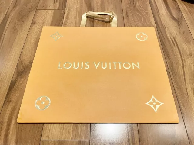 LOUIS VUITTON Authentic Paper Gift Shopping Bag 21”W x 19”H x 5”D