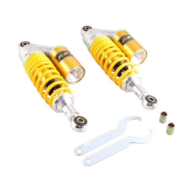 280mm Rear Air Shock Absorbers Spring Suspension For Suzuki GS500 Universal 2pcs