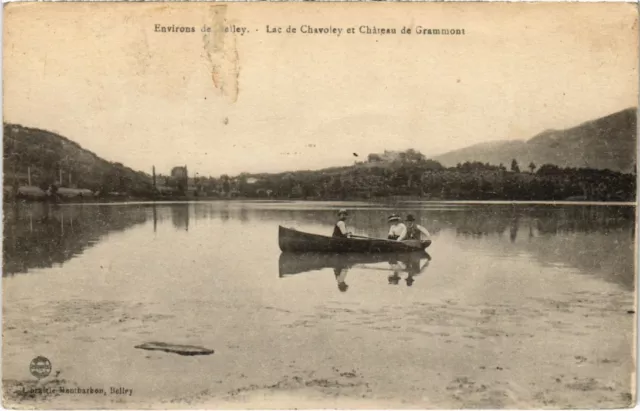 CPA Environs de Belley Lac de Chavoley et Chateau FRANCE (1334851)