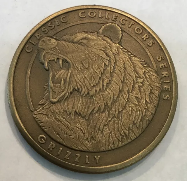 National Rifle Association NRA Grizzly Bear Coin Medal