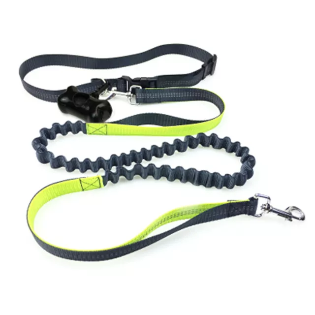 Training Rope Dog Puppy Pet Canicross Lead Leash +exercise belt strap+poo bag