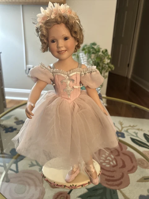 Danbury Mint The Shirley Temple Ballerina Porcelain Doll