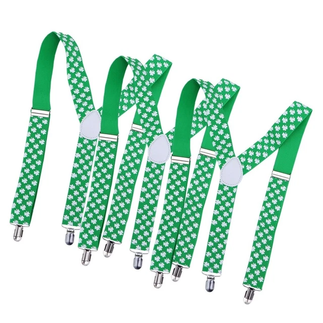 3 pz Sospensioni a trifoglio giorno di San Patrizio accessori costume per