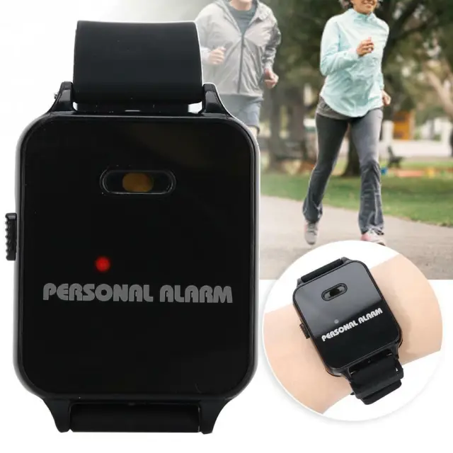 120db Wristband Alarm Outdoor Running Wrist Alarm W/Flashing Light For Kid Women