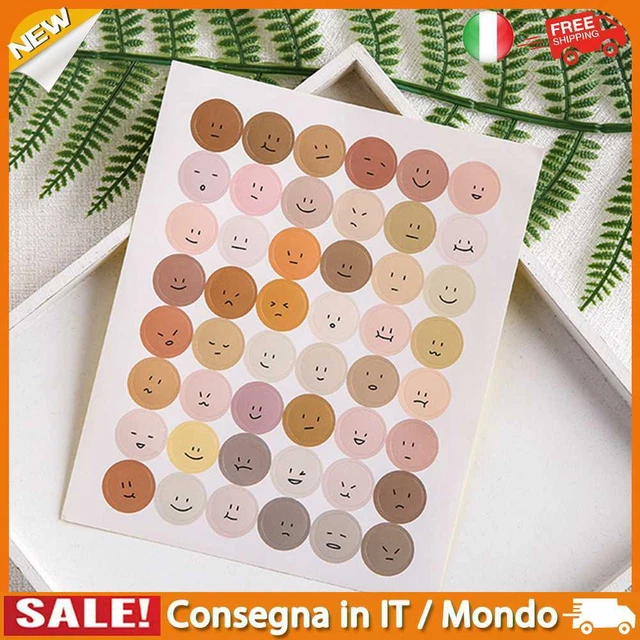 IT Round Cute Stickers Creative DIY Stationery Sticker for Kid Stationery (Style