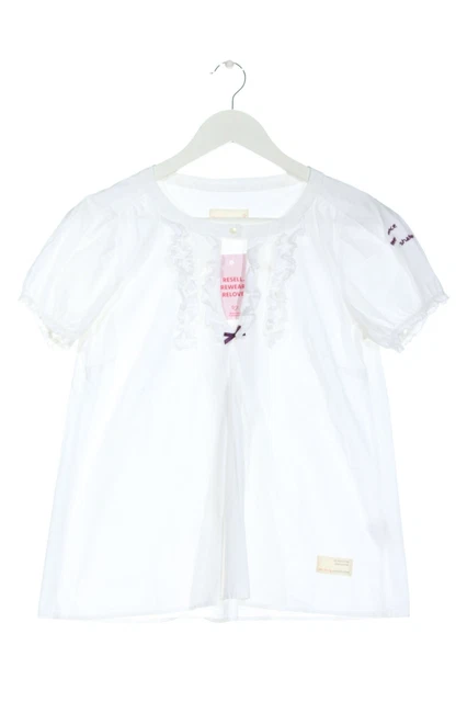 ODD MOLLY camicetta tradizionale donna taglia DE 38 bianco casual look