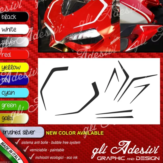 Serie Adesivi Stickers compatibili DUCATI Panigale codone cupolino serbatoio A2