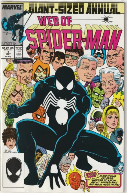 Web of Spider-Man Annual # 3 1987 Marvel Danny Fingeroth Alex Saviuk