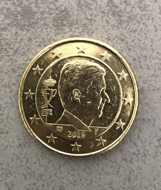 50 Euro Cent  Belgica 2019 Circulada