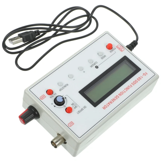 DDS Function Signal Generator Sine/ Sweep Frequency Meter 1Hz-500kHz