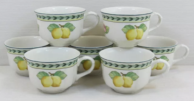 Villeroy & Boch French Garden Fleurence Tea Cups x 7  Porcelain Tableware